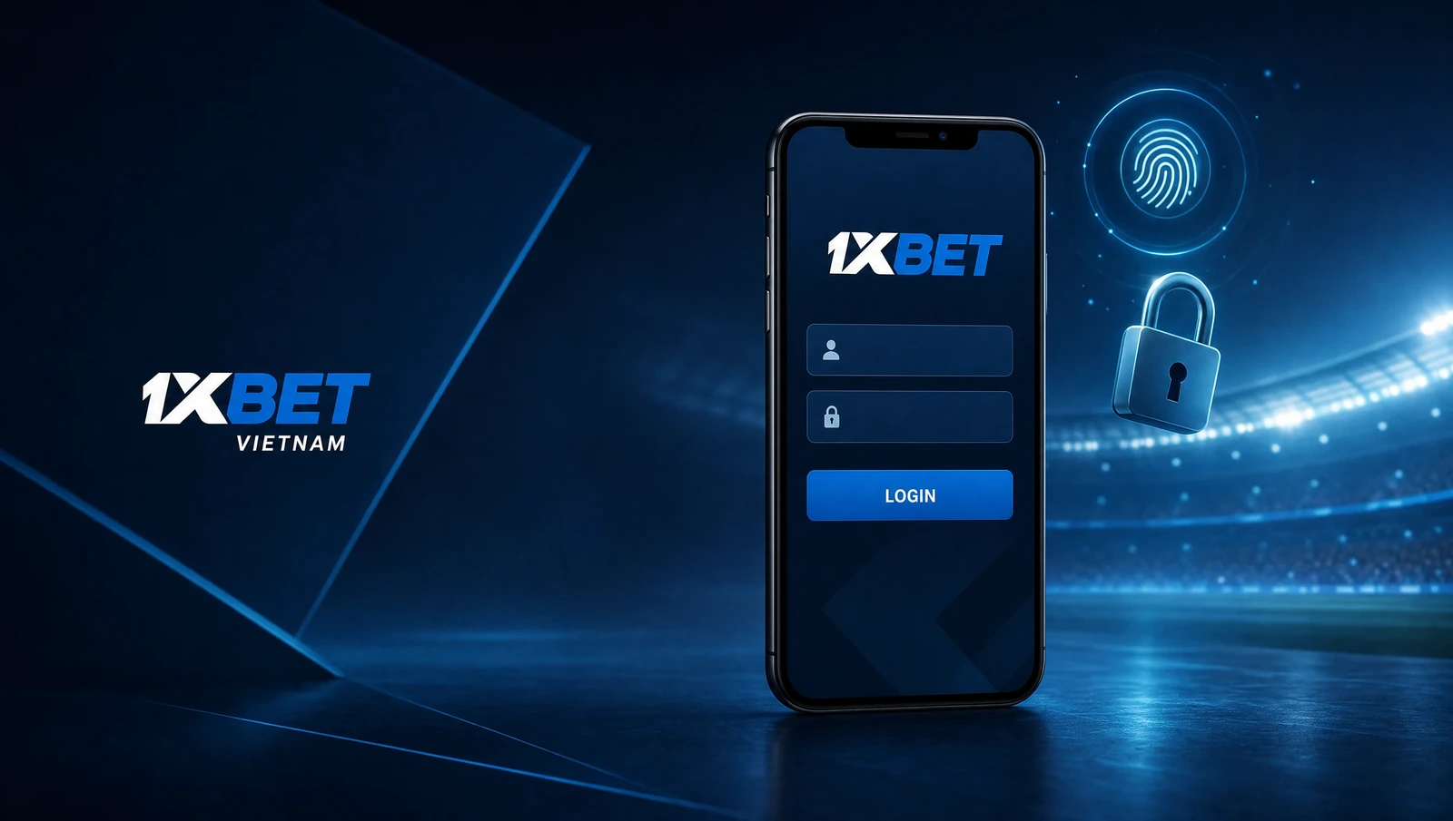 Màn hình đăng nhập 1xBet Việt Nam trên điện thoại